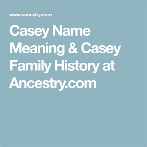 Camsey Name Meaning & Camsey Family History at Ancestry.com®.